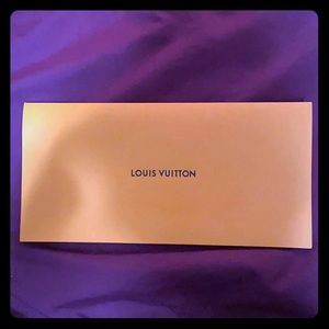New Louis Vuitton receipt holder